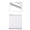 Vicco Ensemble de meubles de salle de bain Blanc 2 parties