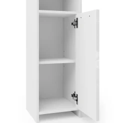 Vicco Ensemble de meubles de salle de bain Blanc Haute brillance 3 parties