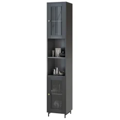 Vicco Meuble salle de bain Gris 30x171.5cm
