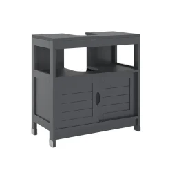 Vicco Meuble vasque simple Gris 60x60cm