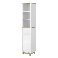 Vicco Meubles de salle de bain Blanc 30x151cm avec tiroirs