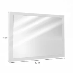 Vicco Miroir mural Blanc 45x60cm