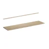 Vicco Plan de travail cuisine Chêne de force doré 240cm