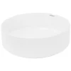 Évier céramique vasque a poser ronde moderne lave-mains salle de bain 355 mm