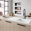 Évier en céramique 1 cuve à droite à encastrer Villeroy & Boch Subway Style blanc brillant