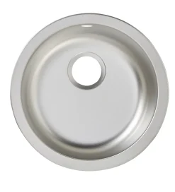 Évier en inox finition nid d'abeille 1 bac à encastrer Hurston