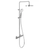 Villeroy & Boch Colonne de douche 230, avec mitigeur thermostatique et douchette 3 jets Chrome