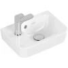 Villeroy & Boch O.novo, pack lave-mains avec robinetterie, bonde clic-clac, siphon chromé et kit de fixation