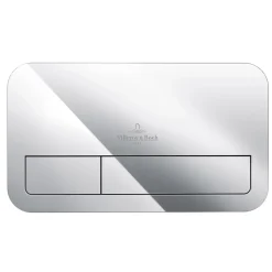 Villeroy & Boch ViConnect Plaque de déclenchement WC 200S, Chromé