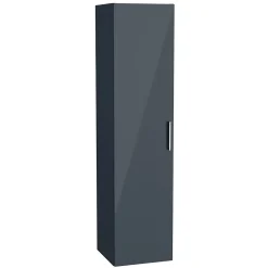Vitra Mia armoire 145x35x35 cm pour salle de bain, porte softclose, anthracite brillant (MIAV35A)