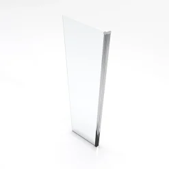 Volet pivotant pour paroi de douche fixe - 40x200cm - Verre transparent 6mm - Profile Chromé