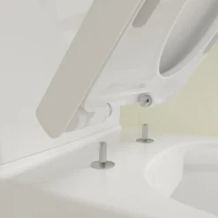 WC à poser compact sans bride sortie horizontale VILLEROY ET BOCH Avento avec abattant frein de chute