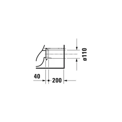WC à poser DURAVIT Duravit No.1 avec abattant frein de chute + nettoyant