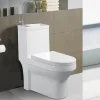 WC à Poser Monobloc avec Lave main intégré Céramique 39x68cm - Creativ