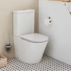 WC à poser sans bride sortie universelle JACOB DELAFON Rodin+ avec abattant frein de chute + nettoyant