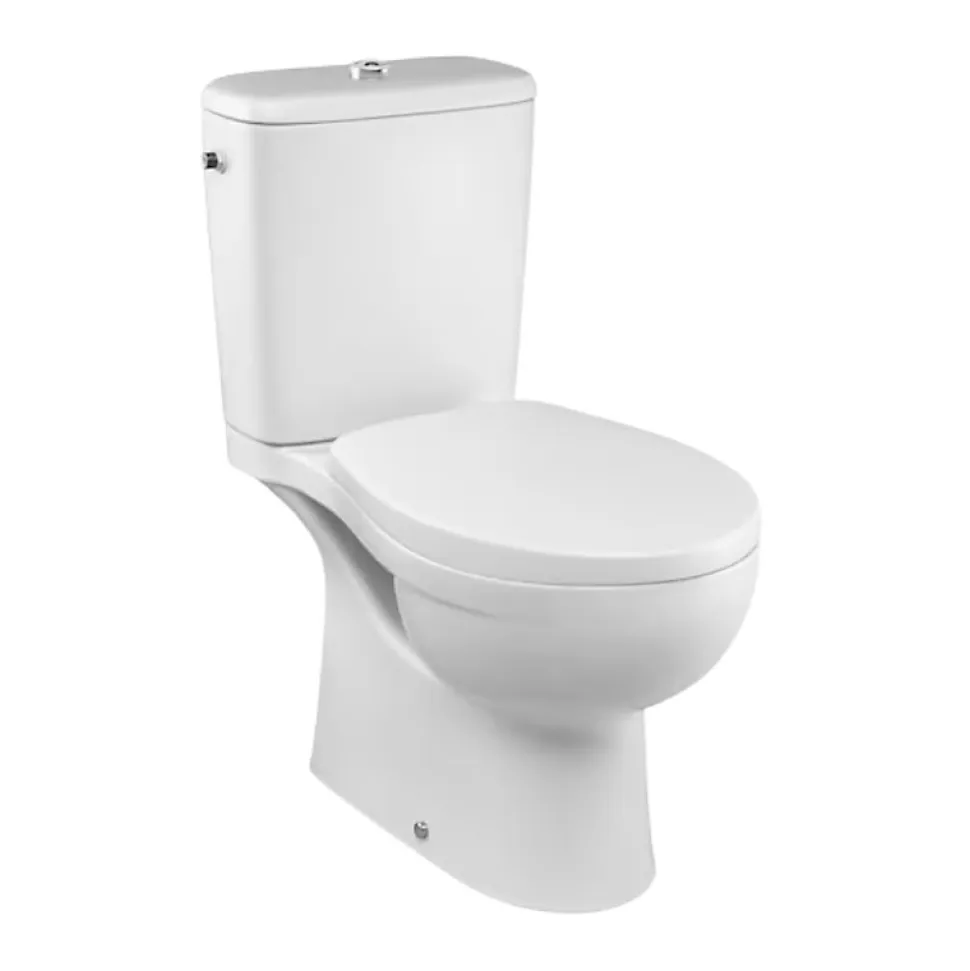 WC à poser sans bride sortie horizontale JACOB DELAFON Patio avec abattant standard