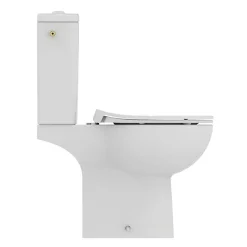 WC à poser sans bride sortie horizontale IDEAL STANDARD TIRSO RimLS+ avec abattant frein de chute
