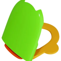 WC à poser sans bride VITRA Sento Kids Blanc + réservoir + abattant vert et jaune
