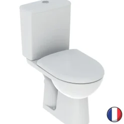 WC au sol sans bride GEBERIT SH Renova + abattant fermeture ralentie et déclipsable