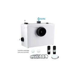 wc Broyeur adaptable 600 watts, Broyeur toilette BSF-100 pour salle de bain ou WC, marque Française BSF