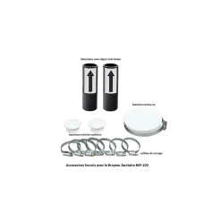 wc Broyeur adaptable 600 watts, Broyeur toilette BSF-100 pour salle de bain ou WC, marque Française BSF