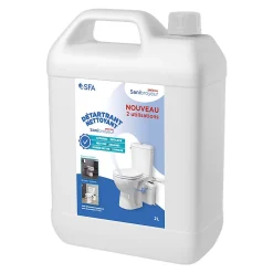 WC broyeur avec abattant Sanicompact Leader SFA + bidon détartrant 2L offert