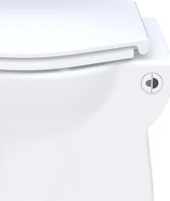WC Broyeur Intégré - Broyeur WC avec WC à Poser Inclus - Sans Réservoir de Chasse - 42 x 37 x 47 cm - Made in France - Blanc