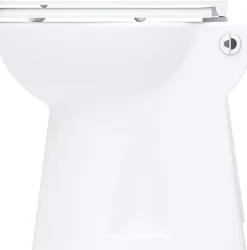 WC Broyeur Intégré - Broyeur WC avec WC à Poser Inclus - Sans Réservoir de Chasse - 42 x 37 x 47 cm - Made in France - Blanc