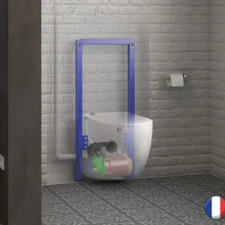 WC broyeur suspendu WATERMATIC W40SP Silence avec abattant