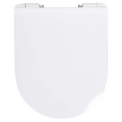 Wc Déclipsable Schulte -avec Frein De Chute - Lunette Et Couvercle - Duroplast - Blanc