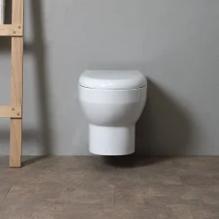 Wc Suspendu En Céramique Blanche - Tuckett