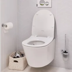 WC suspendu sans bride JACOB DELAFON Bastille caréné + abattant