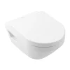WC suspendu sans bride VILLEROY ET BOCH Architectura Twistflush rond avec abattant