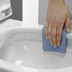 WC Toilettes : cuvette noire avec siège de toilette Slim Soft-Close