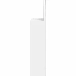 ZMH Armoire de bain à miroir avec LED arquée blanc 42x13x70 cm