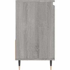 ZMH Armoire de bain sonoma gris 65x33x60 cm bois d'ingénierie