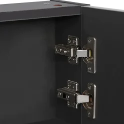 ZMH Armoire de salle de bain à miroir LED 89x14x62 cm