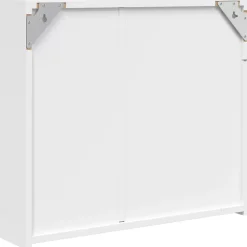 ZMH Armoire de salle de bain à miroir avec LED blanc 60x13x52 cm