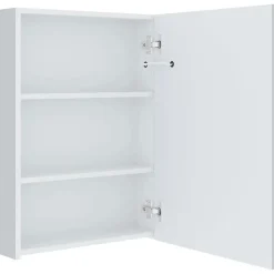 ZMH Armoire de salle de bain à miroir LED 50x13x70 cm