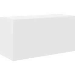 ZMH Armoire murale de bain blanc 60x25x30 cm bois d'ingénierie
