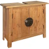 ZMH Meuble-lavabo de salle de bains pin massif 70x32x63 cm