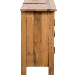 ZMH Meuble-lavabo de salle de bains pin massif 70x32x63 cm